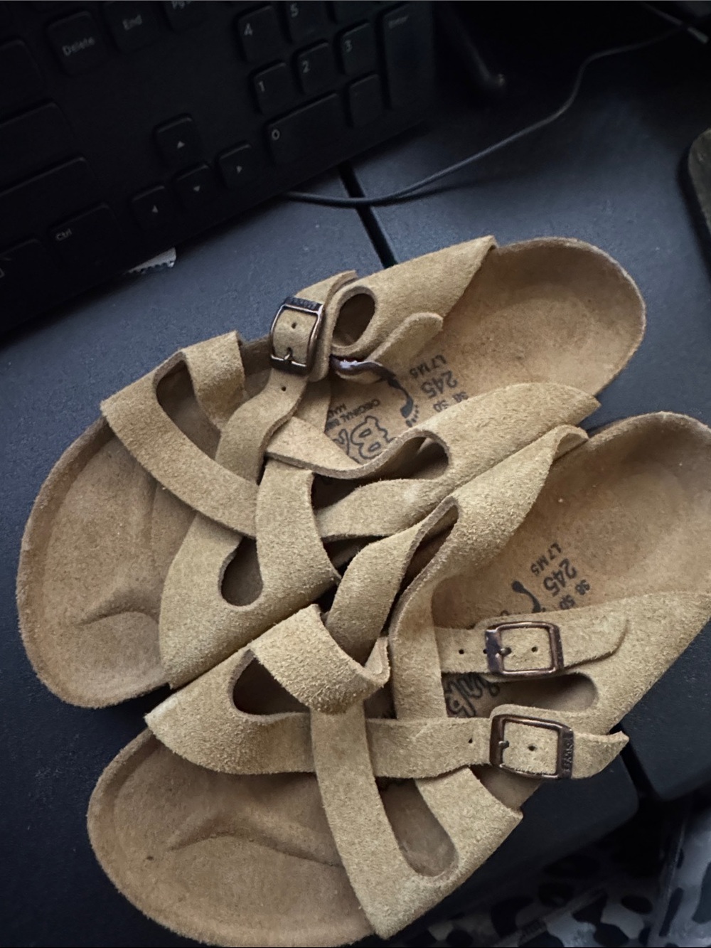Birkenstocks Blundstone Tan Suede Sandal